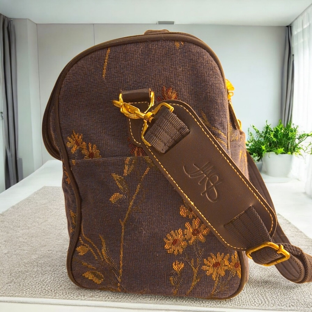 Vintage Diane Von Furstenberg Weekender, Carry On Train Case Shoulder Bag - Picture 4 of 13